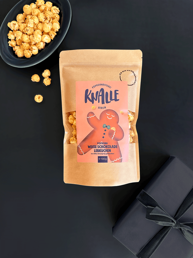 Lebkuchen weiße Schokolade Popcorn - saisonal limitiert