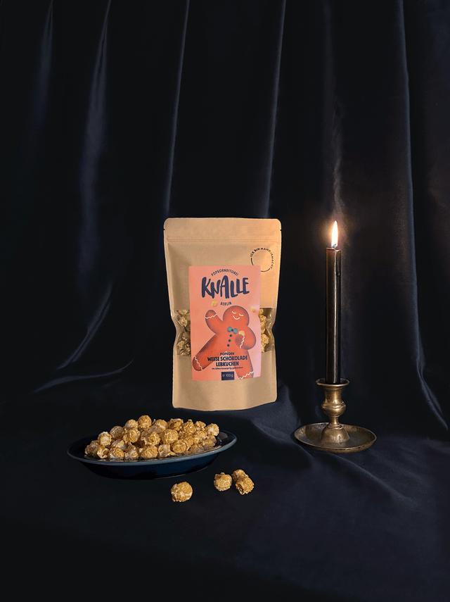 Lebkuchen weiße Schokolade Popcorn - saisonal limitiert