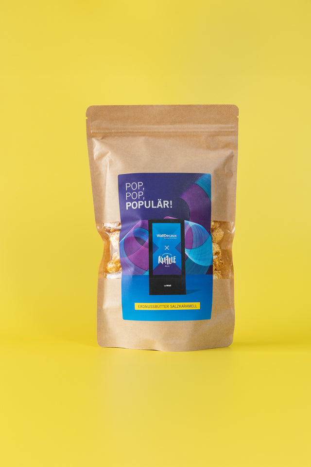 Werbegeschenk von Knalle: individuelles Branding für unsere Popcorn Kreationen