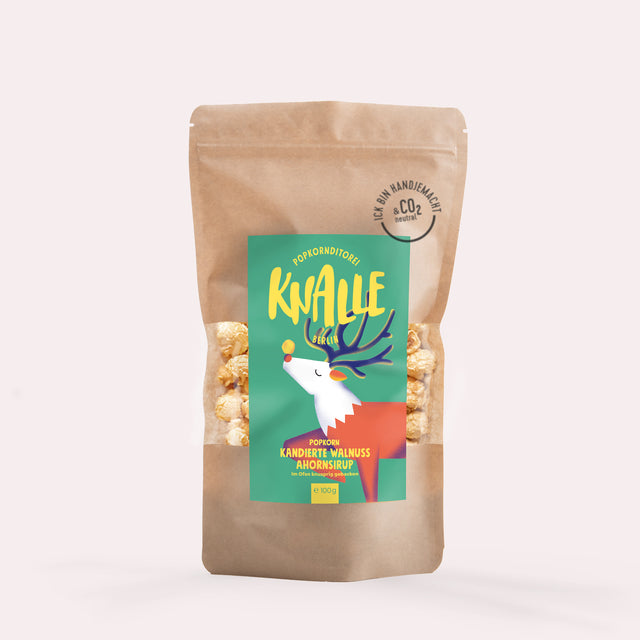 Kandierte Walnuss Ahornsirup Popcorn – saisonal limitiert
