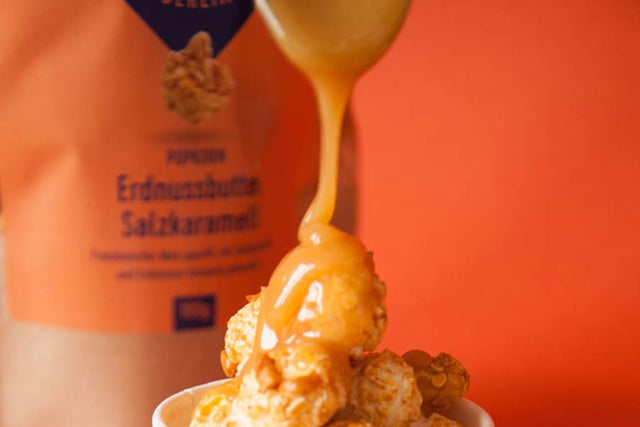 Peanut Butter Salted Caramel Popcorn