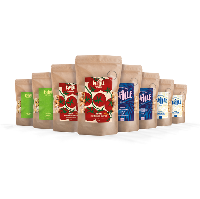 Sommer Set – 4 Sorten Popcorn – limitiert & saisonal