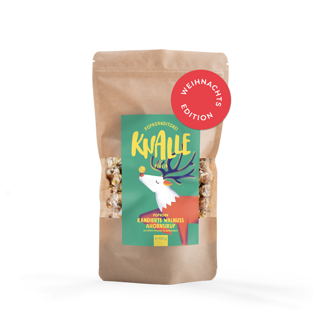 Kandierte Walnuss Ahornsirup Popcorn – saisonal limitiert