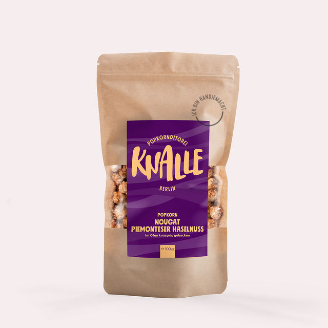 Nougat Piemonteser Haselnuss Popcorn – saisonal limitiert