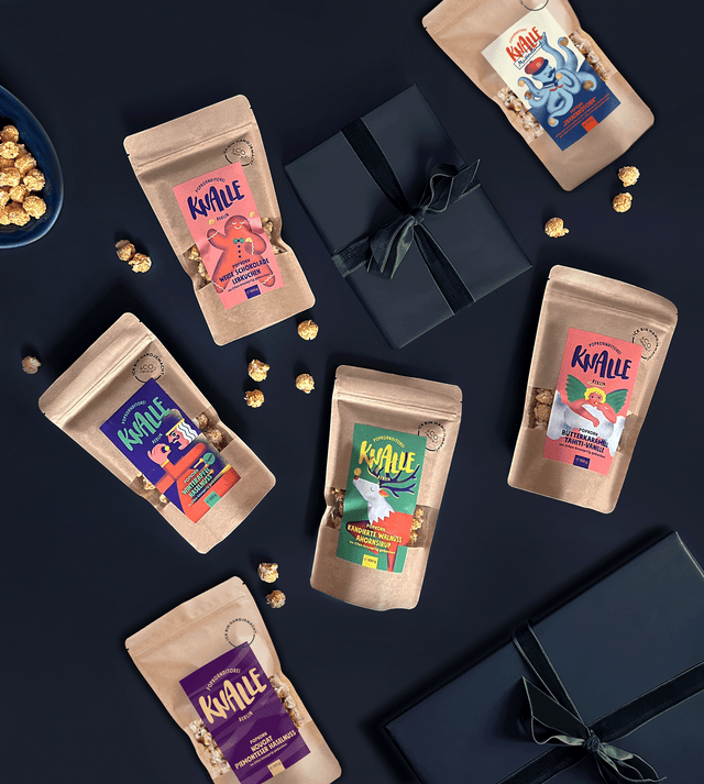 Süße Weihnacht Set – 6 Sorten Popcorn
