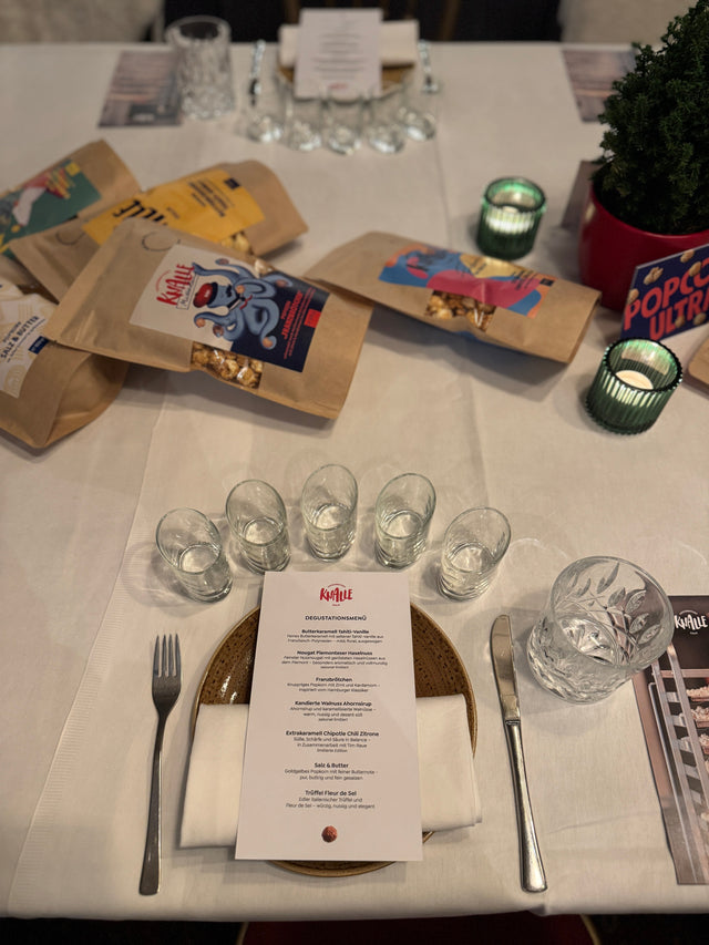 Popkorn neu erleben: Unser erstes Knalle Tasting für Medienvertreter*innen und Creators