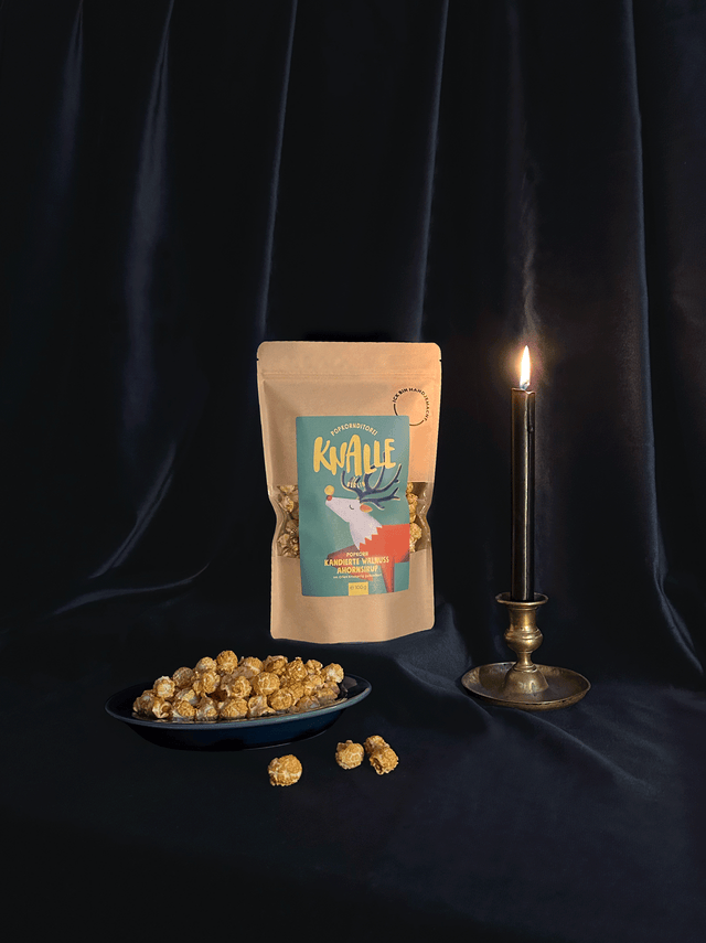 Kandierte Walnuss Ahornsirup Popcorn – saisonal limitiert