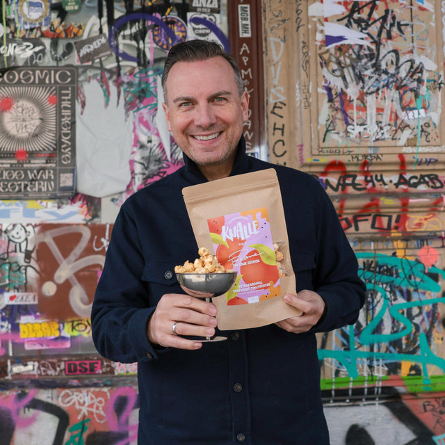 Extrakaramell Grapefruit Timutpfeffer Popcorn – limitierte Tim Raue Edition