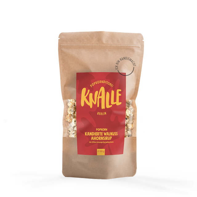 Kandierte Walnuss Ahornsirup Popcorn – saisonal