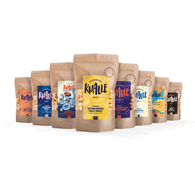 Alle Knalle Set - 8 Sorten Popcorn - versandkostenfrei