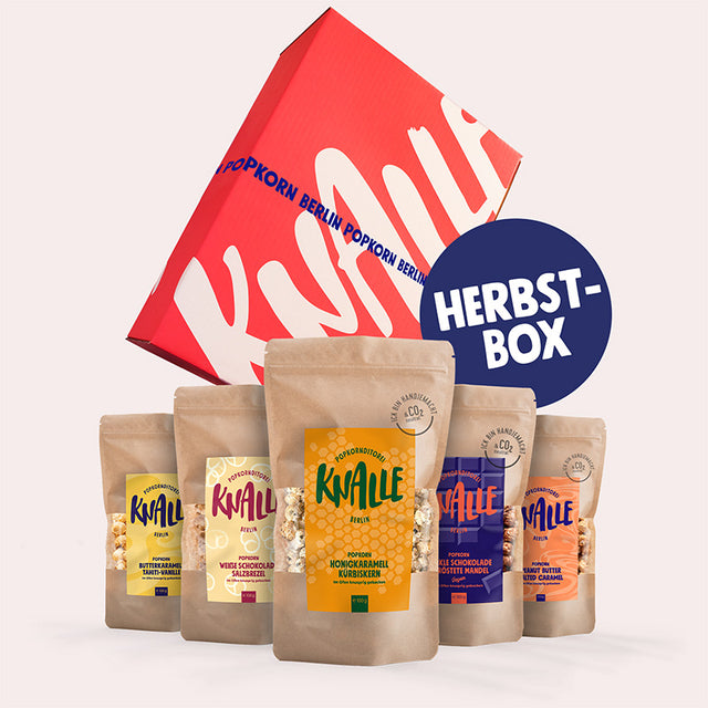 Herbst Box – 5 Sorten Popcorn