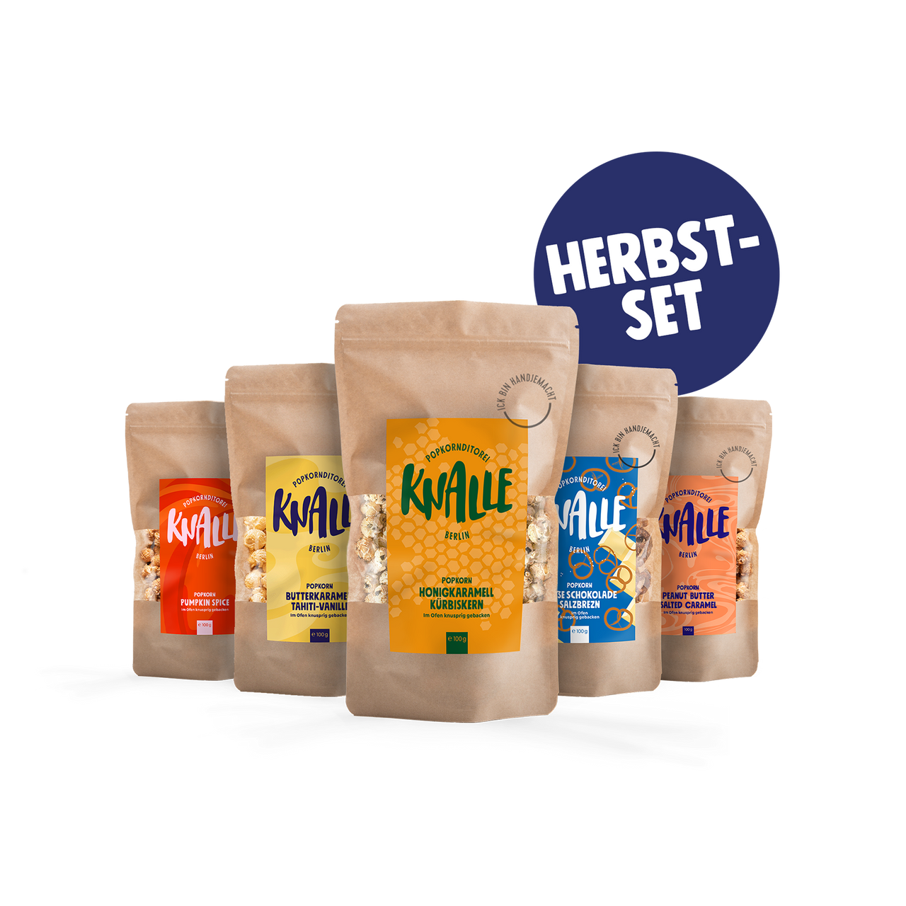 Herbst Set – 5 Sorten Popcorn