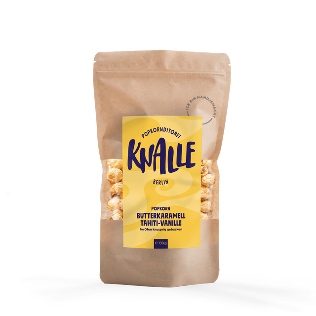 Butterkaramell Tahiti-Vanille Popcorn