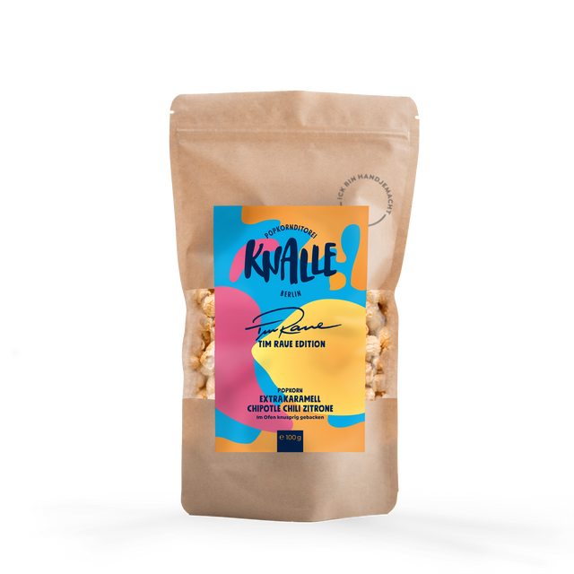 Extrakaramell Chipotle Chili Zitrone Popcorn – limitierte Tim Raue Edition