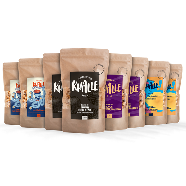 Gourmet Set - 4 Sorten Popcorn - versandkostenfrei