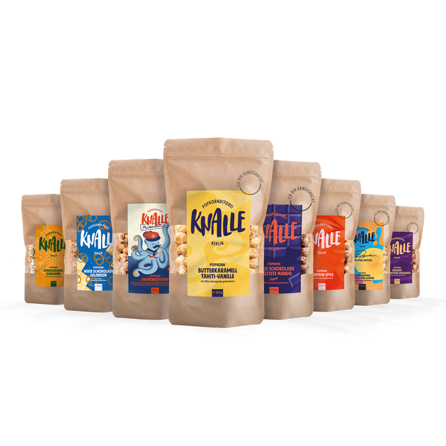 Erntezeit Set - 8 Sorten Popcorn - versandkostenfrei