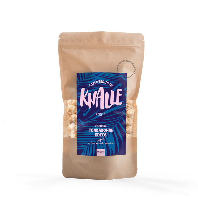 Tonkabohne Kokos Popcorn – vegan