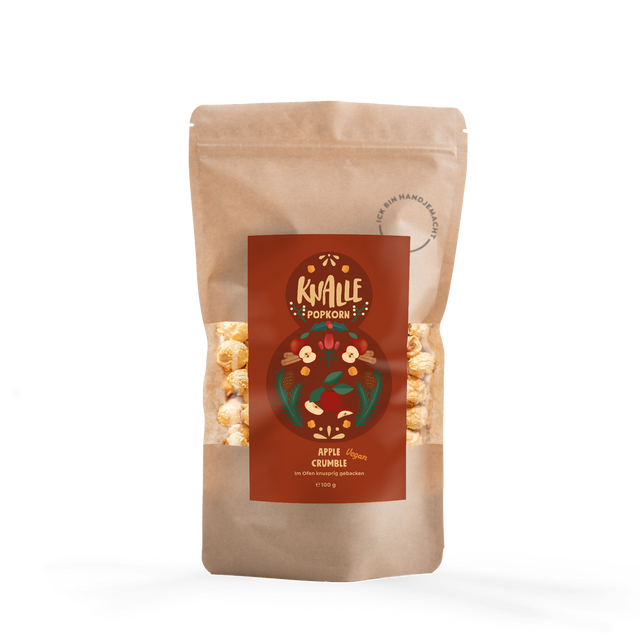 Apple Crumble Popcorn – vegan – saisonal limitiert