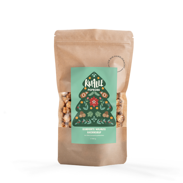Kandierte Walnuss Ahornsirup Popcorn – saisonal limitiert