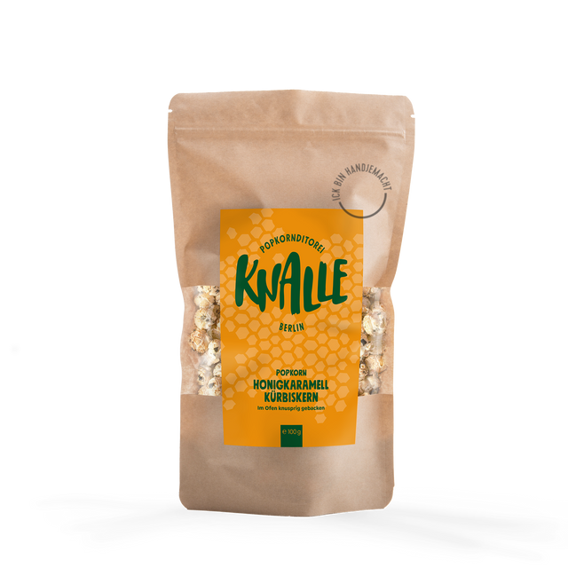 Honigkaramell Kürbiskern Popcorn – saisonal limitiert