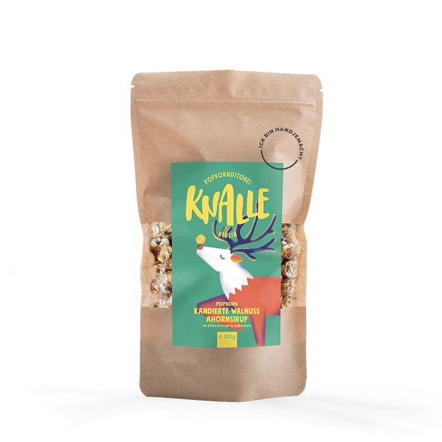 Kandierte Walnuss Ahornsirup Popcorn – saisonal limitiert