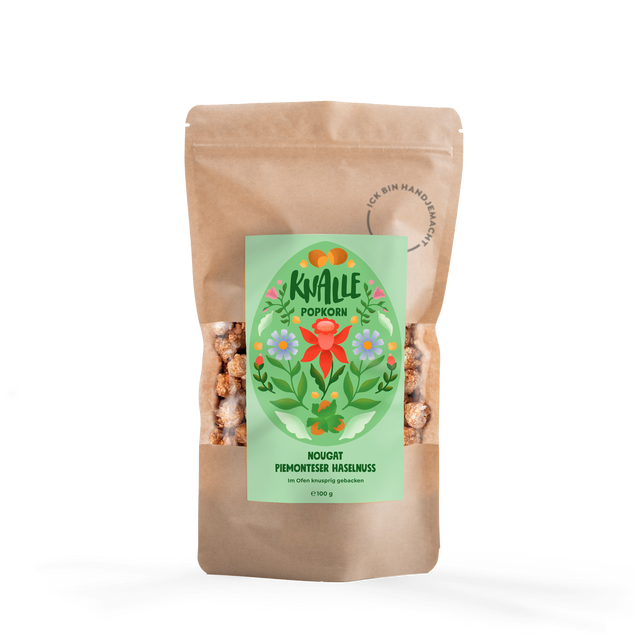 Oster Popcorn Nougat Piemonteser Haselnuss - saisonal limitiert