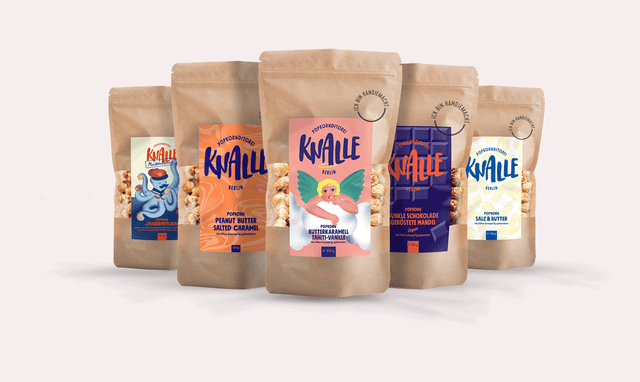 Knalle Bunt Set – 5 Sorten Popcorn