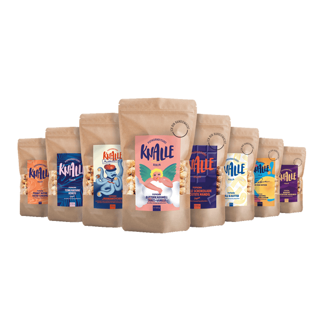 Alle Knalle Set - 8 Sorten Popcorn - versandkostenfrei