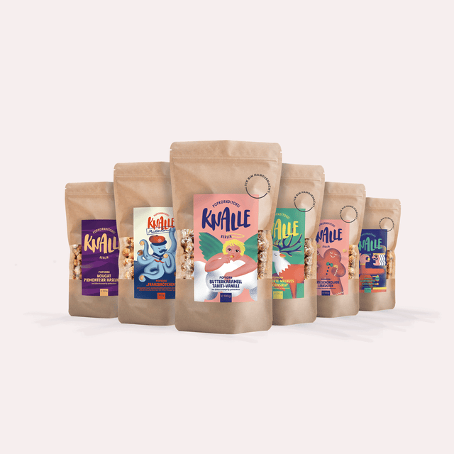 Süße Weihnacht Set – 6 Sorten Popcorn